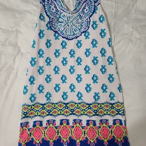 Lilly Pulitzer Harper shift resort white dress M